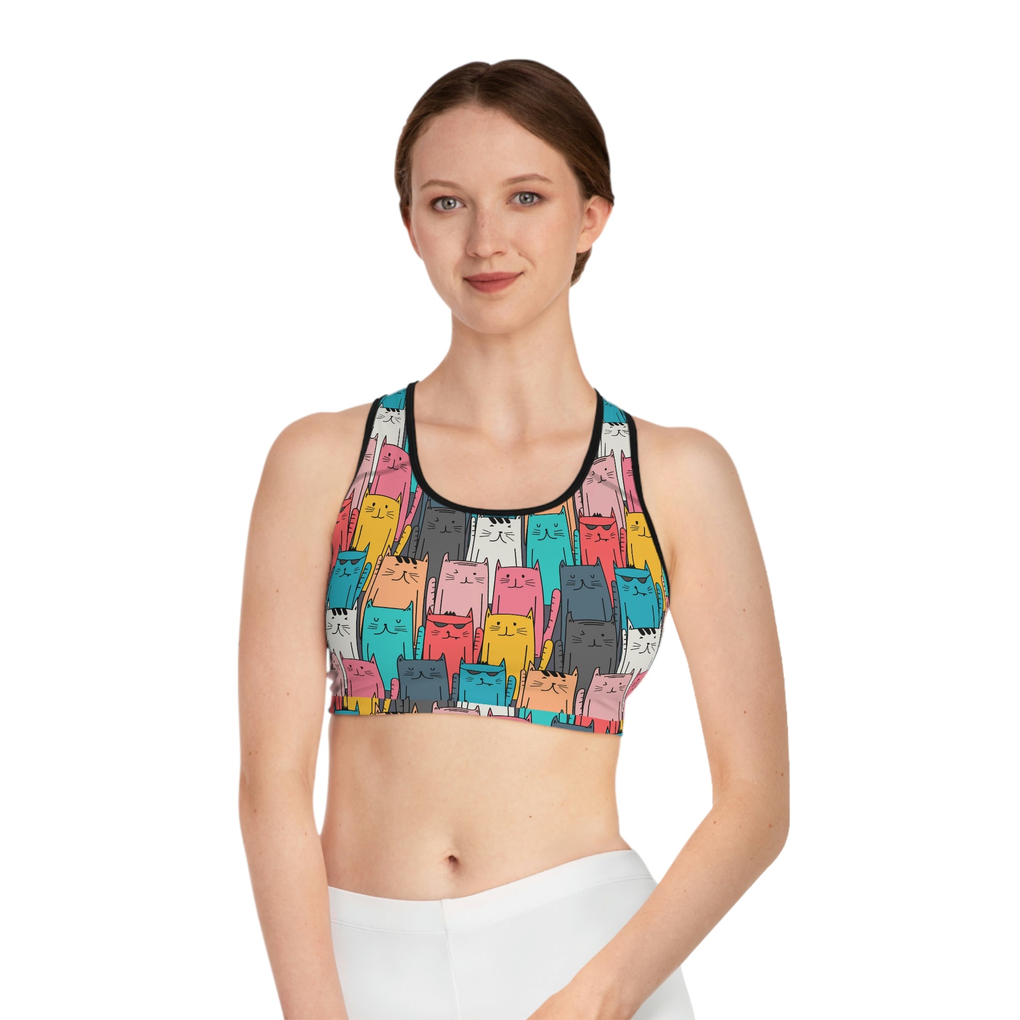 Kitties Galore Sports Bra